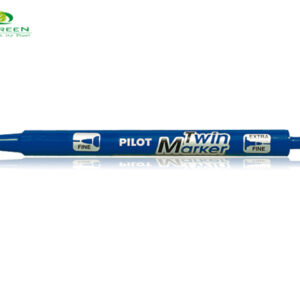 ΜΑΡΚΑΔΟΡΟΣ ΑΝΕΞΙΤΗΛΟΣ PILOT TWIN MARKER BEGREEN ΜΠΛΕ