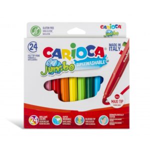 ΜΑΡΚΑΔΟΡΟΙ CARIOCA JUMBO ΣΕΤ 24 χρωμ.