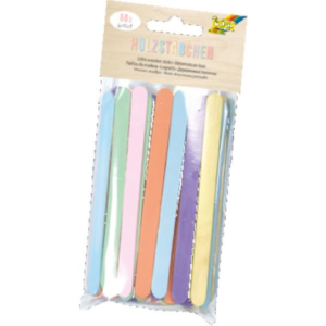 ΞΥΛΑΚΙΑ ΓΛΩΣΣΟΠΙΕΣΤΡΑ ΠΑΣΤΕΛ FOLIA 114Χ10Χ2mm ΣΕΤ 50τεμ.